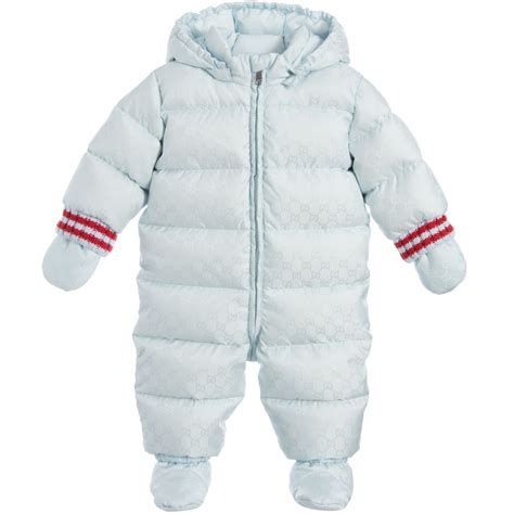 newborn baby girl gucci outfit|gucci baby snowsuit.